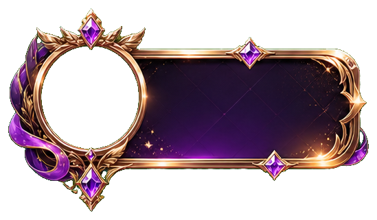 Royal Luxe transparent broadcast frame